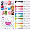 imageBeetles Deal Box Gel Nail Polish Kit with U V Light  32 Colors Studio Essentials Gel Polish 68 Pcs Nail Kit with TPO amp HEMA Free Base Coat Cat Eye Top Coat Home Salon DIY Nails Tools Gifts for Women0 12 Colors Nail Polish Pens