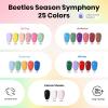 imageBeetles Deal Box Gel Nail Polish Kit with U V Light  32 Colors Studio Essentials Gel Polish 68 Pcs Nail Kit with TPO amp HEMA Free Base Coat Cat Eye Top Coat Home Salon DIY Nails Tools Gifts for WomenSpring Energetic Movie