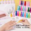 imageBeetles Deal Box Gel Nail Polish Kit with U V Light  32 Colors Studio Essentials Gel Polish 68 Pcs Nail Kit with TPO amp HEMA Free Base Coat Cat Eye Top Coat Home Salon DIY Nails Tools Gifts for WomenEmotional Journey