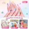 imageBeetles Deal Box Gel Nail Polish Kit with U V Light  32 Colors Studio Essentials Gel Polish 68 Pcs Nail Kit with TPO amp HEMA Free Base Coat Cat Eye Top Coat Home Salon DIY Nails Tools Gifts for Women0 12 Colors Nail Polish Pens