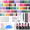imageBeetles Deal Box Gel Nail Polish Kit with U V Light  32 Colors Studio Essentials Gel Polish 68 Pcs Nail Kit with TPO amp HEMA Free Base Coat Cat Eye Top Coat Home Salon DIY Nails Tools Gifts for Women0  32 Colors Deal Box Studio Essentials
