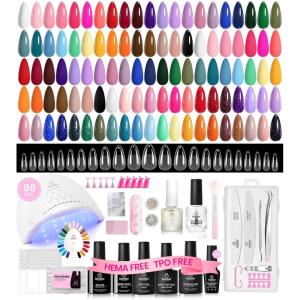 imageBeetles Deal Box Gel Nail Polish Kit with U V Light  32 Colors Studio Essentials Gel Polish 68 Pcs Nail Kit with TPO amp HEMA Free Base Coat Cat Eye Top Coat Home Salon DIY Nails Tools Gifts for Women0  35 Colors Deal Box Creative Flow