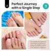 imageBeetles Press On Nails Kit  Chromatic Reverie  720Pcs 24 Colors Short Almond Press On Nails  15 Sizes French Glossy Glitter With Nail Glue amp Nail Tabs Stickers Fake Nails Kit Art For WomenLS SquovalPink French Tip ToeNail