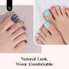 imageBeetles Press On Nails Kit  Chromatic Reverie  720Pcs 24 Colors Short Almond Press On Nails  15 Sizes French Glossy Glitter With Nail Glue amp Nail Tabs Stickers Fake Nails Kit Art For WomenGS SquavalToenails288PCS