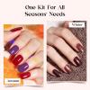 imageBeetles Press On Nails Kit  Chromatic Reverie  720Pcs 24 Colors Short Almond Press On Nails  15 Sizes French Glossy Glitter With Nail Glue amp Nail Tabs Stickers Fake Nails Kit Art For WomenIS SquareBubble Pop720PCS