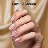 imageBeetles Press On Nails Kit  Chromatic Reverie  720Pcs 24 Colors Short Almond Press On Nails  15 Sizes French Glossy Glitter With Nail Glue amp Nail Tabs Stickers Fake Nails Kit Art For Women08Short Almond  Motion Mist Glow
