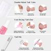 imageBeetles Press On Nails Kit  Chromatic Reverie  720Pcs 24 Colors Short Almond Press On Nails  15 Sizes French Glossy Glitter With Nail Glue amp Nail Tabs Stickers Fake Nails Kit Art For WomenCS AlmondChromatic Reverie720PCS