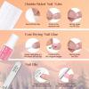 imageBeetles Press On Nails Kit  Chromatic Reverie  720Pcs 24 Colors Short Almond Press On Nails  15 Sizes French Glossy Glitter With Nail Glue amp Nail Tabs Stickers Fake Nails Kit Art For WomenJS SquareFestival Glow360PCS