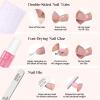 imageBeetles Press On Nails Kit  Chromatic Reverie  720Pcs 24 Colors Short Almond Press On Nails  15 Sizes French Glossy Glitter With Nail Glue amp Nail Tabs Stickers Fake Nails Kit Art For WomenIS SquareBubble Pop720PCS
