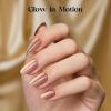 imageBeetles Press On Nails Kit  Chromatic Reverie  720Pcs 24 Colors Short Almond Press On Nails  15 Sizes French Glossy Glitter With Nail Glue amp Nail Tabs Stickers Fake Nails Kit Art For Women10Short Almond  Motion Luster Glow