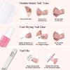 imageBeetles Press On Nails Kit  Chromatic Reverie  720Pcs 24 Colors Short Almond Press On Nails  15 Sizes French Glossy Glitter With Nail Glue amp Nail Tabs Stickers Fake Nails Kit Art For WomenBS AlmondRainbow Gleam720PCS