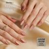 imageBeetles Press On Nails Kit  Chromatic Reverie  720Pcs 24 Colors Short Almond Press On Nails  15 Sizes French Glossy Glitter With Nail Glue amp Nail Tabs Stickers Fake Nails Kit Art For Women10Short Almond  Motion Luster Glow