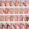 imageBeetles Press On Nails Kit  Chromatic Reverie  720Pcs 24 Colors Short Almond Press On Nails  15 Sizes French Glossy Glitter With Nail Glue amp Nail Tabs Stickers Fake Nails Kit Art For WomenGS SquavalPrism Pop720PCS