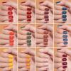 imageBeetles Press On Nails Kit  Chromatic Reverie  720Pcs 24 Colors Short Almond Press On Nails  15 Sizes French Glossy Glitter With Nail Glue amp Nail Tabs Stickers Fake Nails Kit Art For WomenJS SquareFestival Glow360PCS