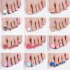imageBeetles Press On Nails Kit  Chromatic Reverie  720Pcs 24 Colors Short Almond Press On Nails  15 Sizes French Glossy Glitter With Nail Glue amp Nail Tabs Stickers Fake Nails Kit Art For WomenGS SquavalToenails288PCS
