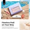 imageBeetles Press On Nails Kit  Chromatic Reverie  720Pcs 24 Colors Short Almond Press On Nails  15 Sizes French Glossy Glitter With Nail Glue amp Nail Tabs Stickers Fake Nails Kit Art For WomenLS SquovalPink French Tip ToeNail
