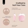 imageBeetles Press On Nails Kit  Chromatic Reverie  720Pcs 24 Colors Short Almond Press On Nails  15 Sizes French Glossy Glitter With Nail Glue amp Nail Tabs Stickers Fake Nails Kit Art For WomenLS SquovalPink French Tip ToeNail