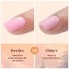 imageBeetles Press On Nails Kit  Chromatic Reverie  720Pcs 24 Colors Short Almond Press On Nails  15 Sizes French Glossy Glitter With Nail Glue amp Nail Tabs Stickers Fake Nails Kit Art For WomenJS SquareFestival Glow360PCS