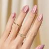 imageBeetles Press On Nails Kit  Chromatic Reverie  720Pcs 24 Colors Short Almond Press On Nails  15 Sizes French Glossy Glitter With Nail Glue amp Nail Tabs Stickers Fake Nails Kit Art For Women06Short Almond  Motion Rose Glow