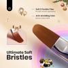 imageBeetles Nail Art Stickers 30 Sheets 3D Flower Nail Stickers Heart Nails Design Supplies DIY Decals for Decoration Nails Art for Women Girls06pcs Gray Nail Brush