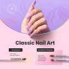 imageBeetles Nail Art Stickers 30 Sheets 3D Flower Nail Stickers Heart Nails Design Supplies DIY Decals for Decoration Nails Art for Women Girls6Pcs Nail Art Brushes