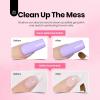 imageBeetles Nail Art Stickers 30 Sheets 3D Flower Nail Stickers Heart Nails Design Supplies DIY Decals for Decoration Nails Art for Women Girls6pcs Pink Nail Brush Set