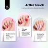 imageBeetles Nail Art Stickers 30 Sheets 3D Flower Nail Stickers Heart Nails Design Supplies DIY Decals for Decoration Nails Art for Women Girls8pcs Rainbow Pastel Brush Set