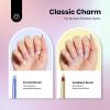 imageBeetles Nail Art Stickers 30 Sheets 3D Flower Nail Stickers Heart Nails Design Supplies DIY Decals for Decoration Nails Art for Women Girls8pcs Rainbow Pastel Brush Set