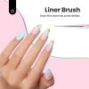 imageBeetles Nail Art Stickers 30 Sheets 3D Flower Nail Stickers Heart Nails Design Supplies DIY Decals for Decoration Nails Art for Women GirlsA3 Pcs Nail Art Brushes  White Gel