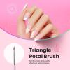 imageBeetles Nail Art Stickers 30 Sheets 3D Flower Nail Stickers Heart Nails Design Supplies DIY Decals for Decoration Nails Art for Women GirlsA3 Pcs Nail Art Brushes  White Gel