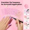 imageBeetles Nail Art Stickers 30 Sheets 3D Flower Nail Stickers Heart Nails Design Supplies DIY Decals for Decoration Nails Art for Women GirlsFlower Stickers