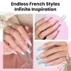 imageBeetles Nail Art Stickers 30 Sheets 3D Flower Nail Stickers Heart Nails Design Supplies DIY Decals for Decoration Nails Art for Women GirlsFrench Stickers