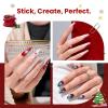 imageBeetles Nail Art Stickers 30 Sheets 3D Flower Nail Stickers Heart Nails Design Supplies DIY Decals for Decoration Nails Art for Women GirlsSnowflake Stickers