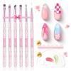6 Pcs Nail Art Brushes Set