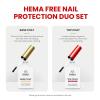 imageBeetles French Tip Gel Polish  Peach Mousse 15ML Full Size with French Tip Stamp Hema Free White Light Pink Gel Nail Polish Soak Off UV LED Lamp French Nail Kit Art for Summer NailsDusky Rose