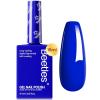 imageBeetles French Tip Gel Polish  Peach Mousse 15ML Full Size with French Tip Stamp Hema Free White Light Pink Gel Nail Polish Soak Off UV LED Lamp French Nail Kit Art for Summer NailsD  Creme Blue  Noble Night