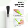 imageBeetles French Tip Gel Polish  Peach Mousse 15ML Full Size with French Tip Stamp Hema Free White Light Pink Gel Nail Polish Soak Off UV LED Lamp French Nail Kit Art for Summer NailsH  Creme Green  Neon Tide