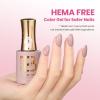 imageBeetles French Tip Gel Polish  Peach Mousse 15ML Full Size with French Tip Stamp Hema Free White Light Pink Gel Nail Polish Soak Off UV LED Lamp French Nail Kit Art for Summer NailsI  Creme Brown  Chestnu Serenade