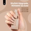 imageBeetles French Tip Gel Polish  Peach Mousse 15ML Full Size with French Tip Stamp Hema Free White Light Pink Gel Nail Polish Soak Off UV LED Lamp French Nail Kit Art for Summer NailsE  Creme Nude  Cozy Vibes