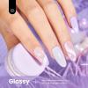 imageBeetles French Tip Gel Polish  Peach Mousse 15ML Full Size with French Tip Stamp Hema Free White Light Pink Gel Nail Polish Soak Off UV LED Lamp French Nail Kit Art for Summer NailsJ  Creme Purple  Lavender Haze