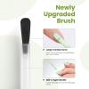 imageBeetles French Tip Gel Polish  Peach Mousse 15ML Full Size with French Tip Stamp Hema Free White Light Pink Gel Nail Polish Soak Off UV LED Lamp French Nail Kit Art for Summer NailsH  Creme Green  Oxygen Green