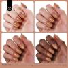 imageBeetles French Tip Gel Polish  Peach Mousse 15ML Full Size with French Tip Stamp Hema Free White Light Pink Gel Nail Polish Soak Off UV LED Lamp French Nail Kit Art for Summer NailsI  Creme Brown  Hemafree Beyonce Caramel