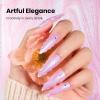 imageBeetles Milky White Gel Nail Polish  15ml Jelly Nude Gel Polish Base Color Nail Concealer Sheer Translucent Effect Soak Off UV LED French Nail Art Salon DIY Summer Manicure Gift for WomenJ  Pearl Purple  Nebula Pink Glow