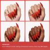 imageBeetles Milky White Gel Nail Polish  15ml Jelly Nude Gel Polish Base Color Nail Concealer Sheer Translucent Effect Soak Off UV LED French Nail Art Salon DIY Summer Manicure Gift for WomenC  Creme Red  Scarlet Red