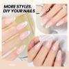 imageBeetles Milky White Gel Nail Polish  15ml Jelly Nude Gel Polish Base Color Nail Concealer Sheer Translucent Effect Soak Off UV LED French Nail Art Salon DIY Summer Manicure Gift for WomenSheer Nude