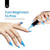 imageBeetles Milky White Gel Nail Polish  15ml Jelly Nude Gel Polish Base Color Nail Concealer Sheer Translucent Effect Soak Off UV LED French Nail Art Salon DIY Summer Manicure Gift for WomenD  Creme Blue  Aquarius Blue