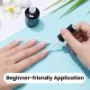 imageBeetles Milky White Gel Nail Polish  15ml Jelly Nude Gel Polish Base Color Nail Concealer Sheer Translucent Effect Soak Off UV LED French Nail Art Salon DIY Summer Manicure Gift for WomenFrench White