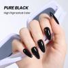imageBeetles Milky White Gel Nail Polish  15ml Jelly Nude Gel Polish Base Color Nail Concealer Sheer Translucent Effect Soak Off UV LED French Nail Art Salon DIY Summer Manicure Gift for WomenBlack  White 2 Pcs