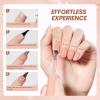 imageBeetles Milky White Gel Nail Polish  15ml Jelly Nude Gel Polish Base Color Nail Concealer Sheer Translucent Effect Soak Off UV LED French Nail Art Salon DIY Summer Manicure Gift for WomenMocha Mouse Cake