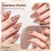 imageBeetles Milky White Gel Nail Polish  15ml Jelly Nude Gel Polish Base Color Nail Concealer Sheer Translucent Effect Soak Off UV LED French Nail Art Salon DIY Summer Manicure Gift for WomenI  Sheer Brown  Soft Brew